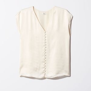 Aritzia Wilfred Denain button down blouse (size S)